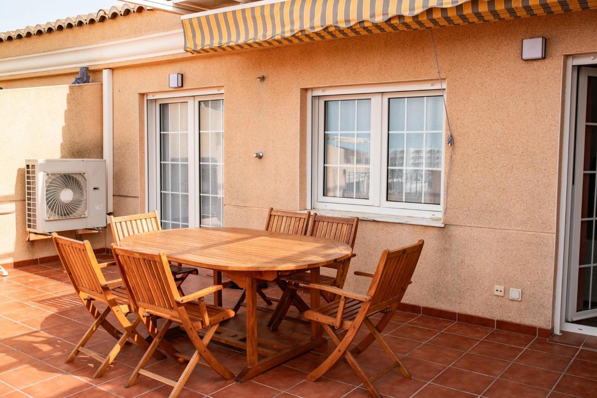 Perla De Mar - Atico Con Amplia Terraza 40M2, Piscina Y Parking En Playa Canet Канет-де-Беренгер Экстерьер фото